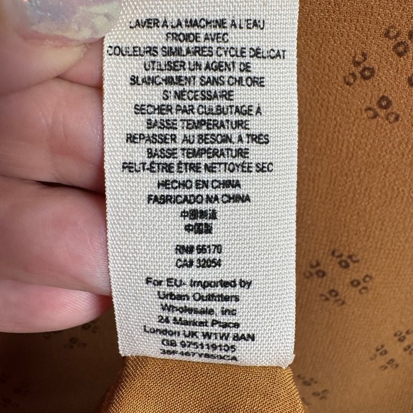 Free People Tan Patterned Mini Dress-NWOT EXCELLENT LIKE NEW - Picture 9 of 11